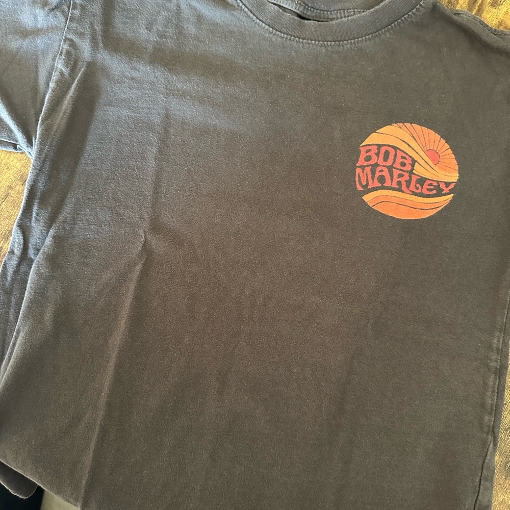 Cotton On Kids Bob Marley Tee - Black and Orange